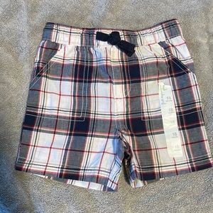 Boys plaid shorts